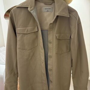 aritzia babaton leather jacket 2XS